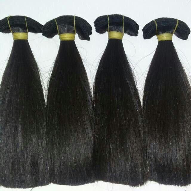 Indian Straight Temple Hair